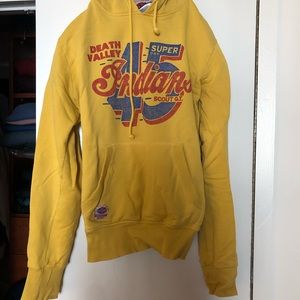 Classic Re-issue SuperDry yellow hoodie sweatshirt - size Large. Great condition